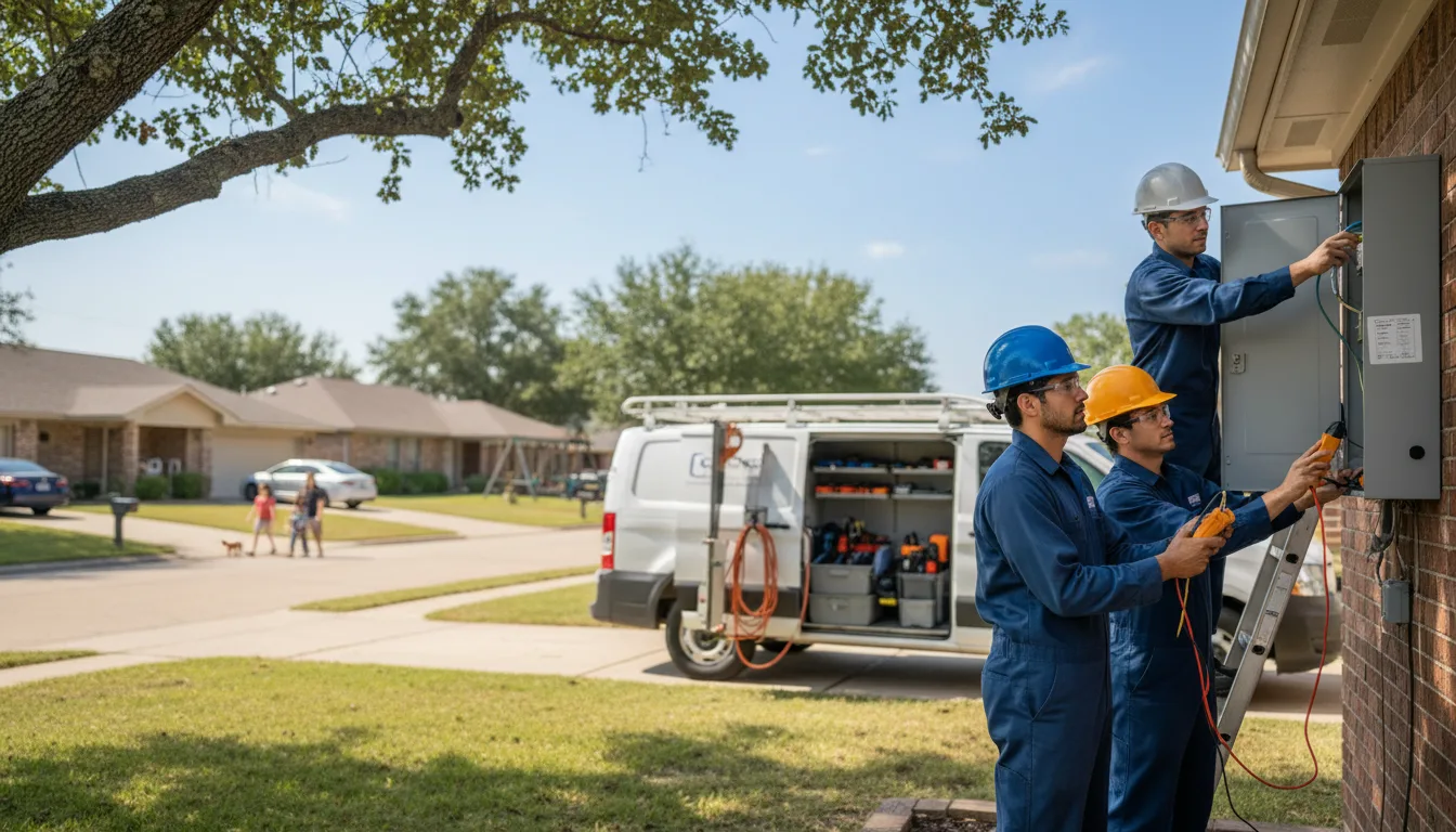 Certified electrician providing emergency electrical services in Washington Crossing, PA